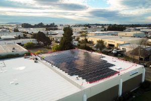 solar install commercial building